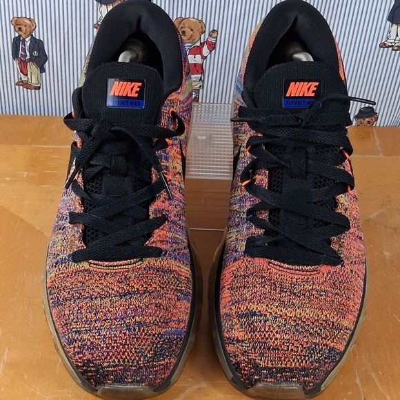 Nike Flyknit Max Multicolor Big Bubble Lightweight Casual Men\'s Sz 10.5 Shoes main image 7